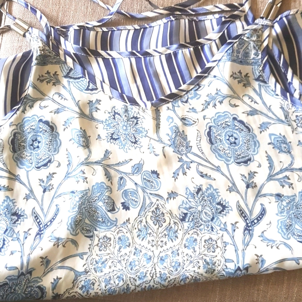 Blue blouse cute patterns